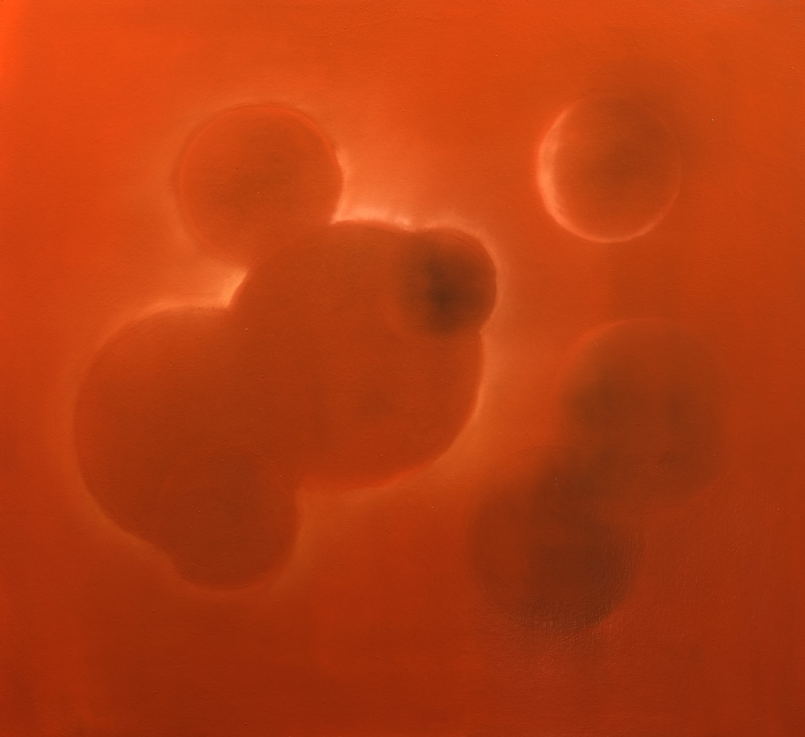 Planets Of A Hounted Body Oil On Canvas 60x55cm 2025