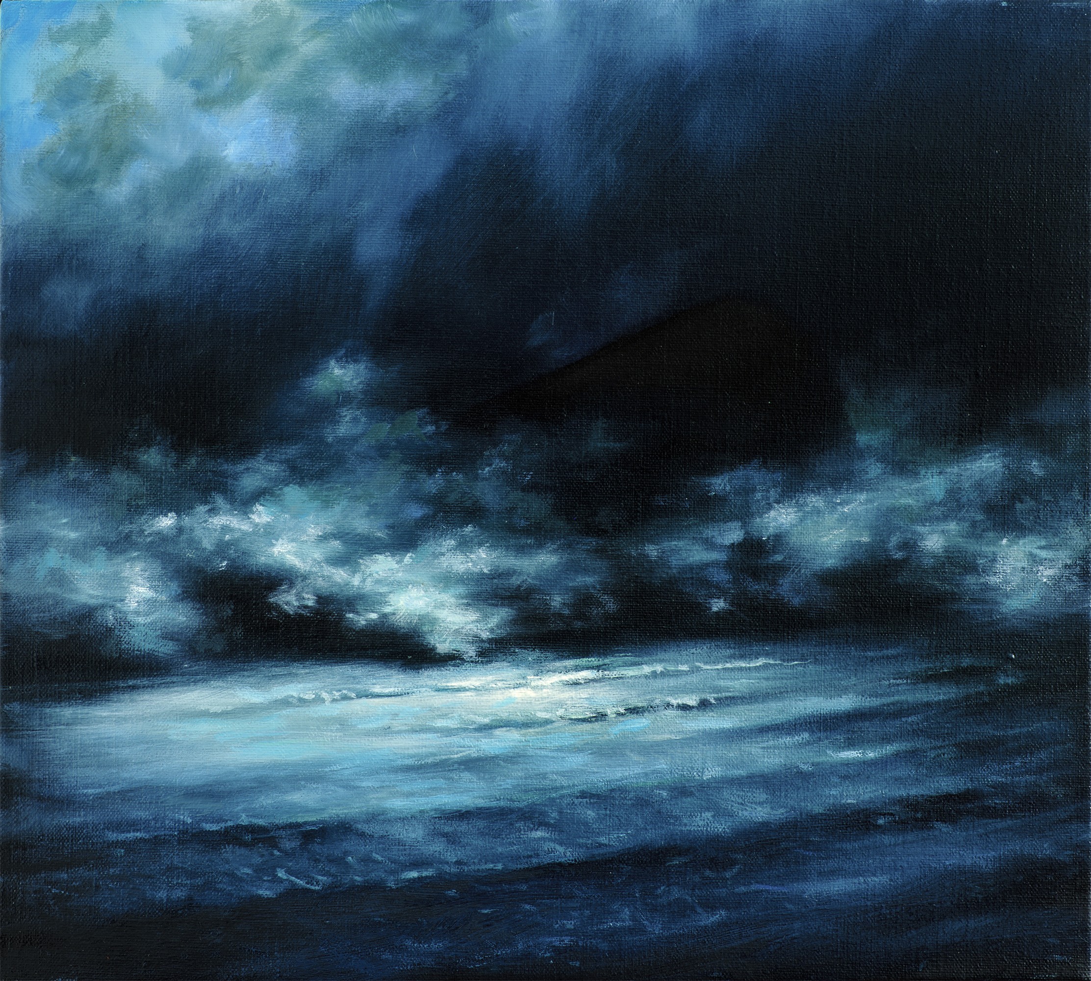 Fog Over The Sea Oil On Linen 45x40cm 2022